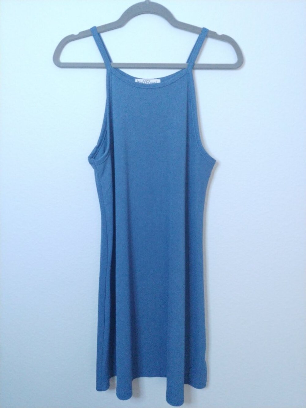 Wallflower Blue Racerback Sleeveless Dress